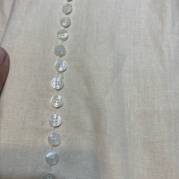 Vintage Together Spiegel Deadstock Linen Button Down Long Sleeve Dress Size 6 - Picture 12 of 12